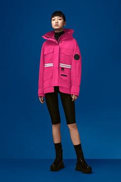 Chamarras Canada Goose Mujer México - Mordaga Chubasquero Rosas LS7652089